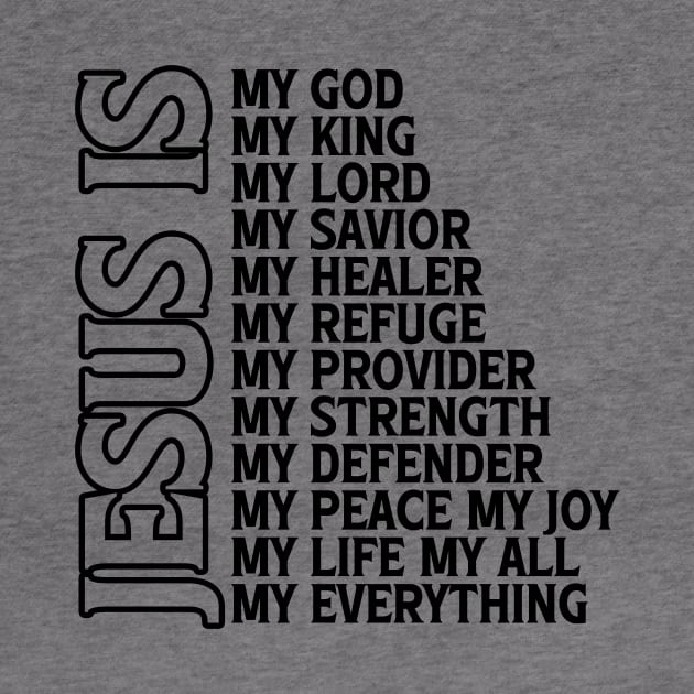 Jesus Is My Everything by Kenzellshop